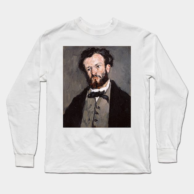 Portrait of Anthony Valabregue by Paul Cezanne Long Sleeve T-Shirt by Classic Art Stall